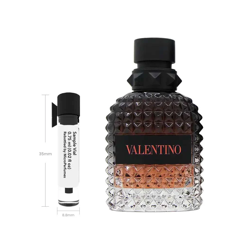 Uomo Born in Roma Coral Fantasy - Sample Vial - Image 3