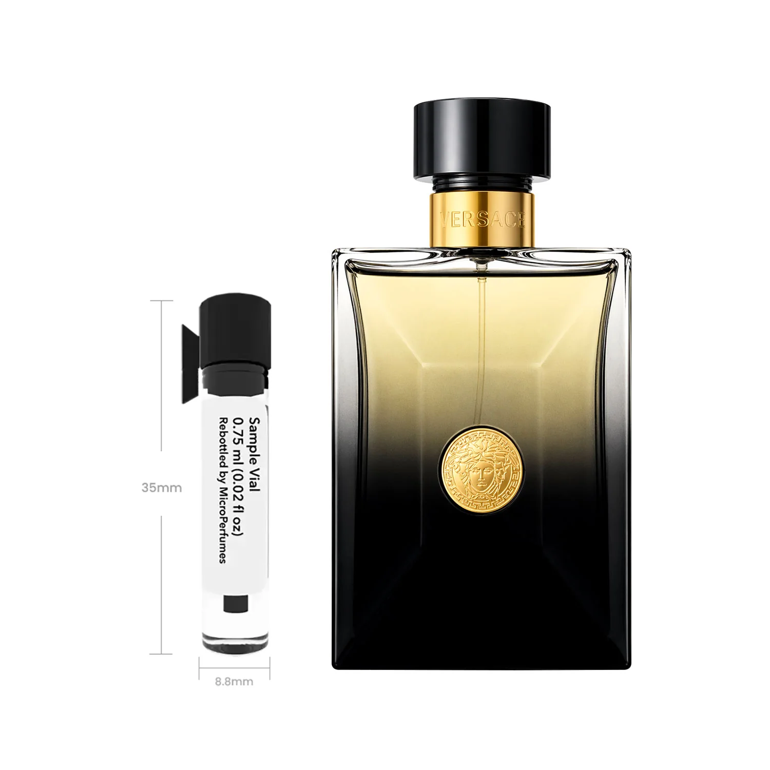 Versace Pour Homme Oud Noir - Sample Vial - Image 2